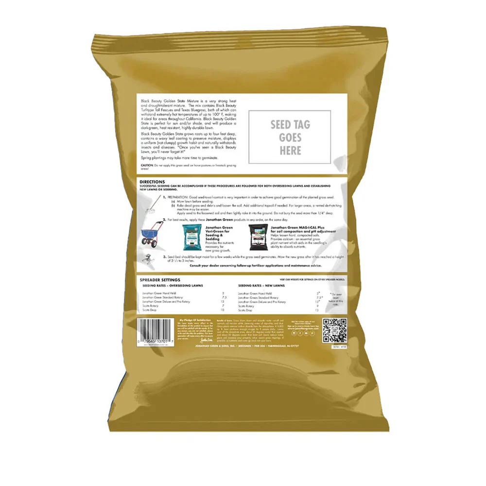 Black Beauty Golden State Grass Seed | Jonathan Green - Image 2
