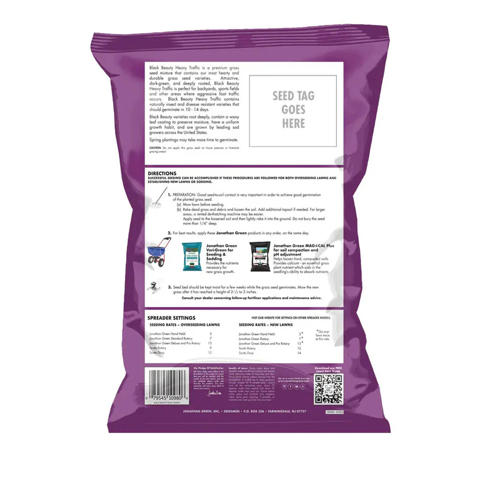 Black Beauty Heavy Traffic Grass Seed | Jonathan Green - Image 2