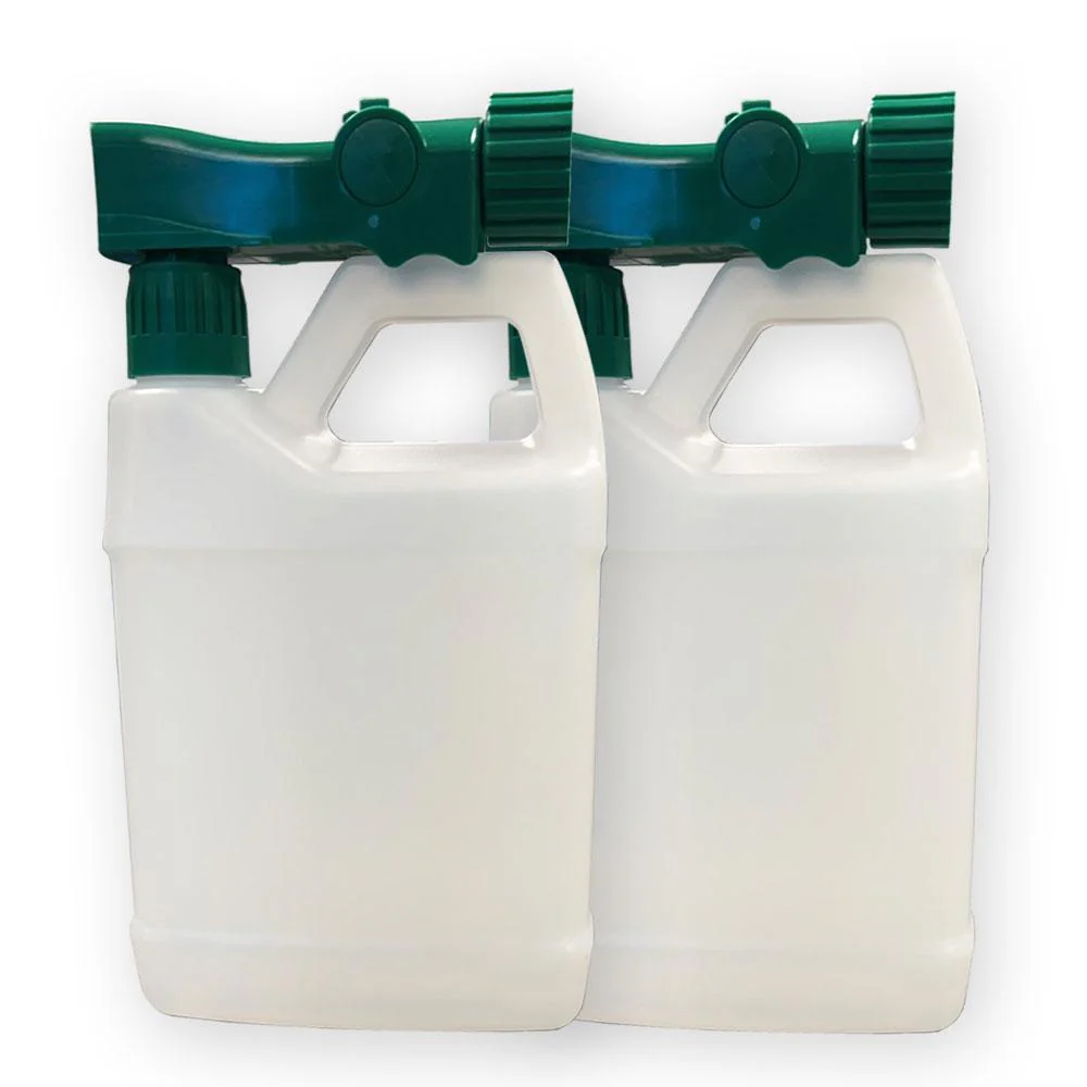 Empty Quart Hose-End Sprayer Bottles (2-Pack) 30:1 Dilution | Yard Mastery