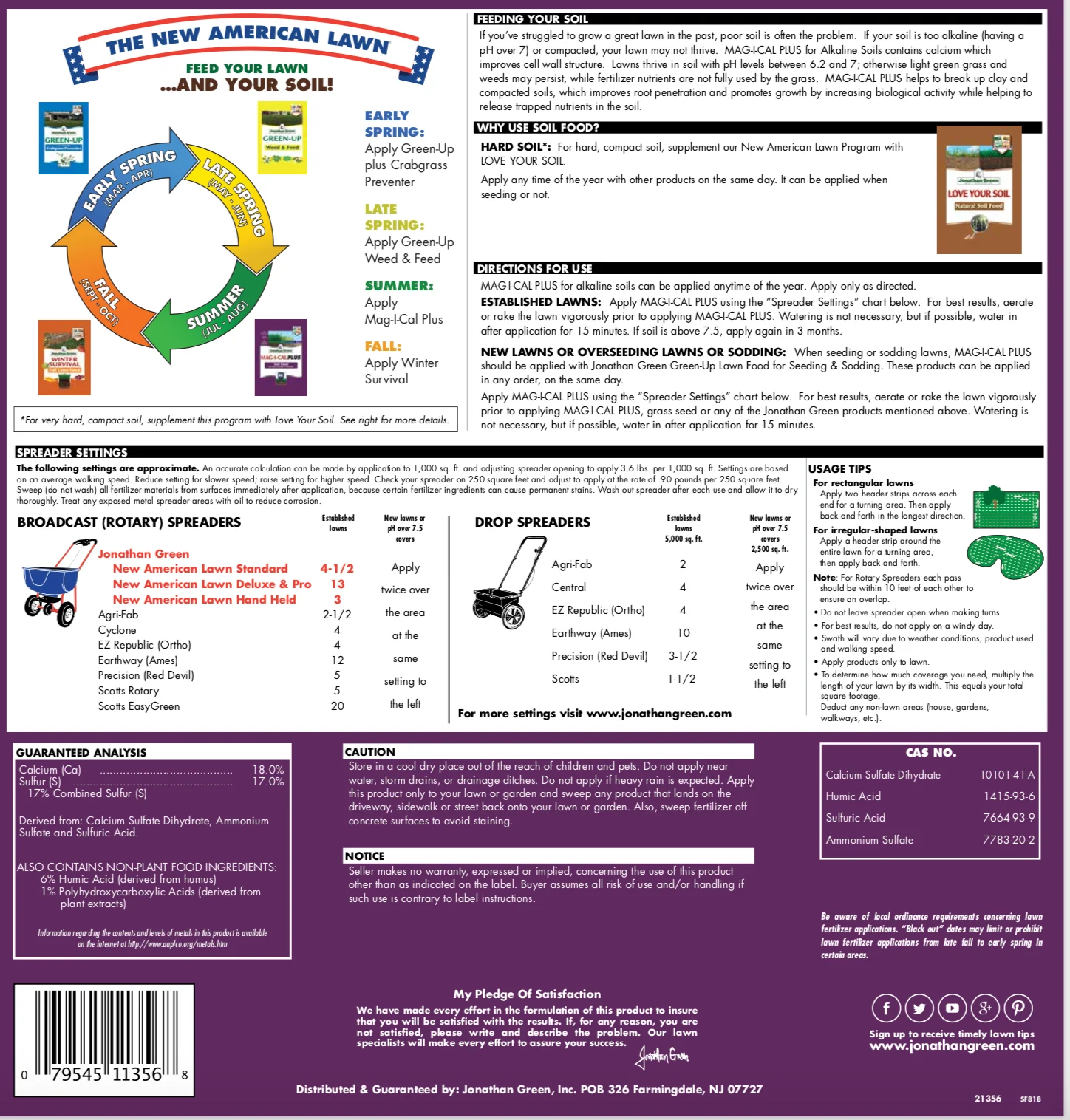 MAG-I-CAL PLUS Soil Food for Lawns in Alkaline & Hard Soil | Jonathan Green - Image 4