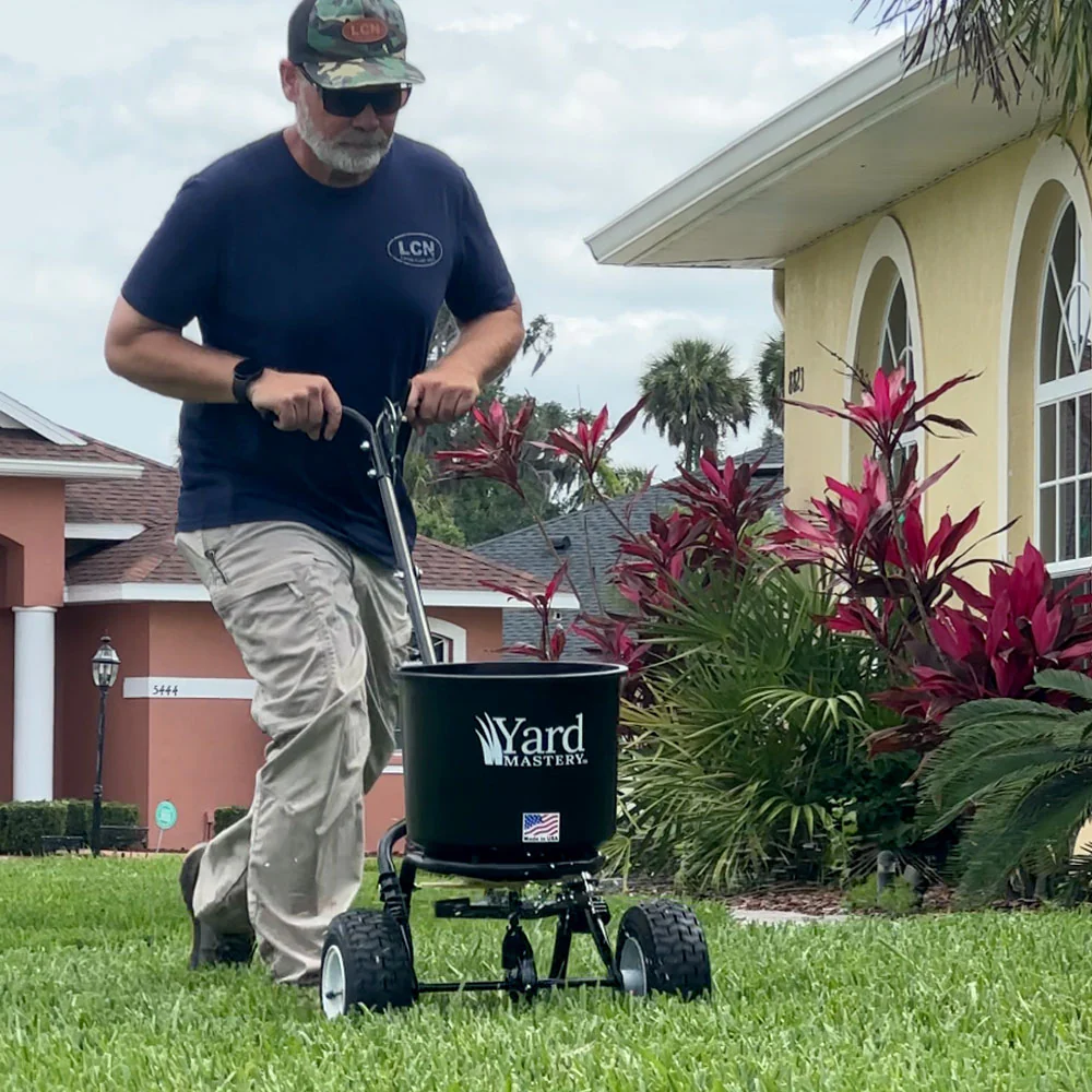 Yard Mastery 40 LB Residential Broadcast Spreader (Pre-Assembled) - Image 5