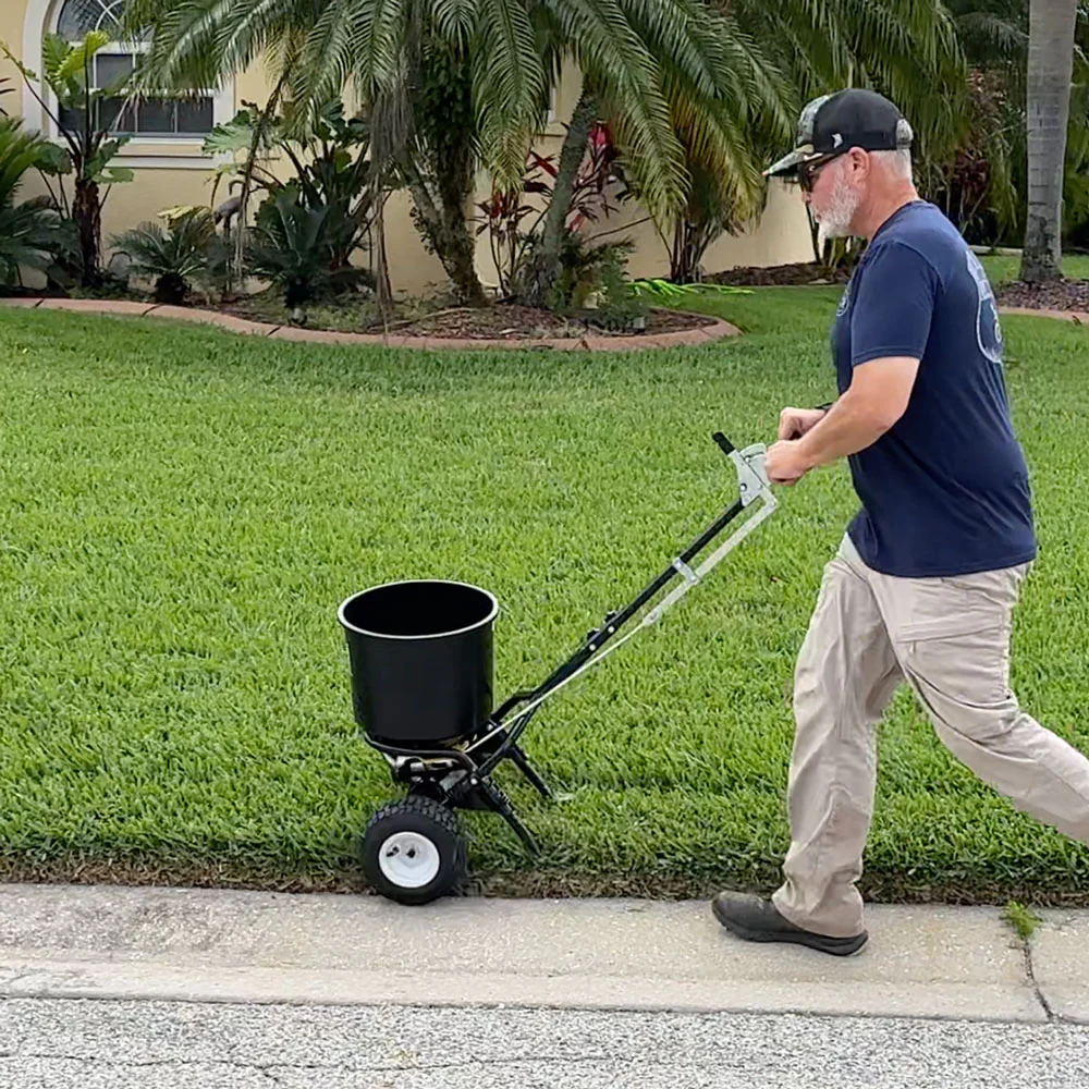 Yard Mastery 40 LB Residential Broadcast Spreader (Pre-Assembled) - Image 6