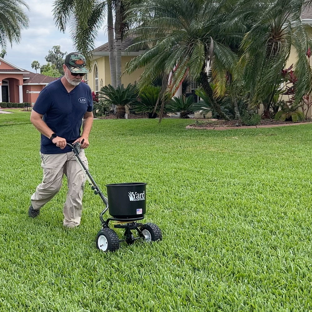 Yard Mastery 40 LB Residential Broadcast Spreader (Pre-Assembled) - Image 7